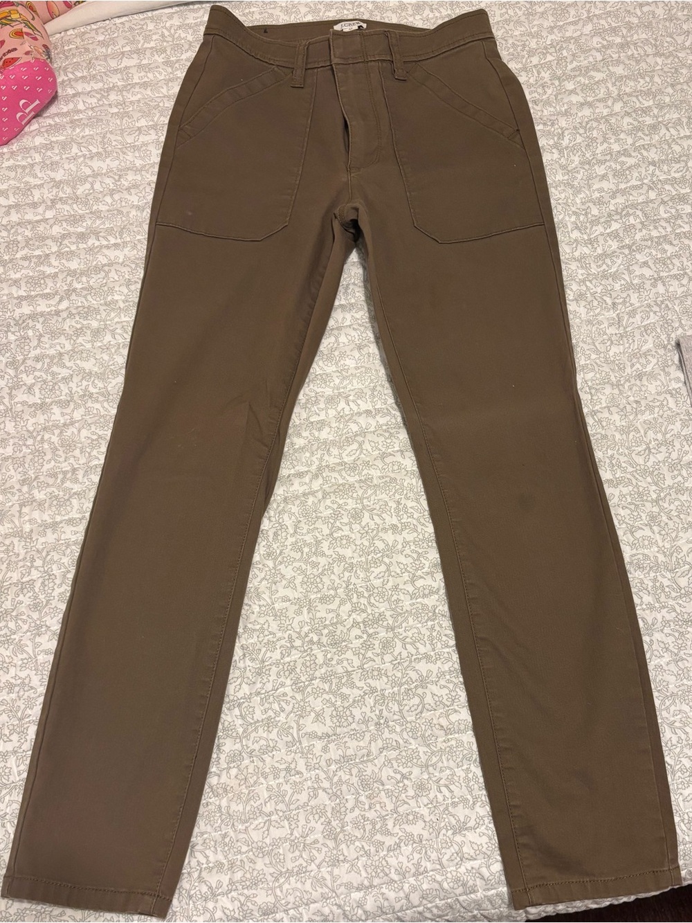 J. Crew Brown/Olive Mid-Rise Pants